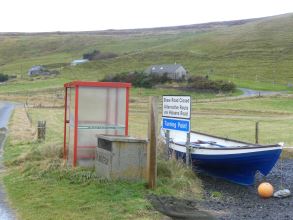 Most northerly bus stop in UK, Unst